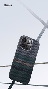Benks Magnetic Armor Pro Aurora Kevlar 600D Чехол (CC65) для Iphone 16 Pro (Camera Control Button)