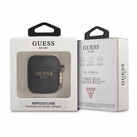 Guess GUA2SGGEK AirPodsi kate must/must Silikoonist Glitter