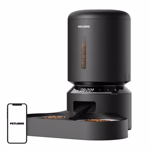 PETLIBRO Granary 5L Pet Food Dispenser with Double Bowl (Black)