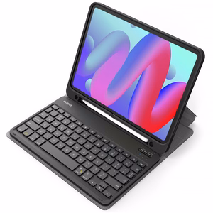 Inateck KB04002 Classic klaviatuuriga ümbris seadmele iPad 10.9–11", must