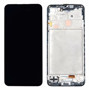 LCD Ekraan Samsung A165 A16 4G Must raamiga HQ