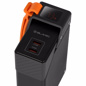 Blavec BJ-50 Tytan akupank, 20 000 mAh, 65 W, 2× USB-C (PBBJ50A), must