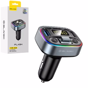 Blavec FM-трансмиттер Flash TR-04 MP3, Bluetooth - 2xUSB + Type C - QC3.0 18W PD 30W (TFMFTR04-B) черный