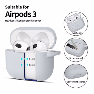 Tech-Protect Silicone Hook Ümbris jaoks Apple AirPods 3 - hall