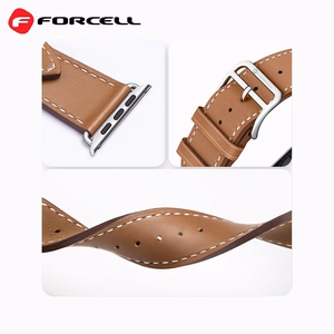 Strap to Apple Watch Forcell F-Design FA20 holes eco-friendly leather 42 / 44 / 45 / 49 mm black
