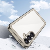 Outer Space Ümbris with Gel Frame jaoks Samsung Galaxy S25 - Clear must