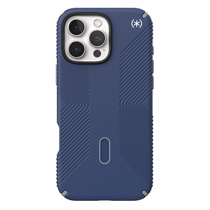 Speck Presidio2 Grip MagSafe'i ja ClickLocki toega ümbris iPhone 16 Pro Max-le, Coastal Blue/Dust Grey