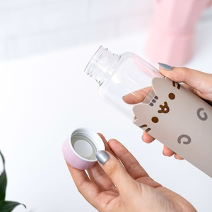 Pusheen klaasist veepudel, 500 ml