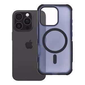 Чехол для iPhone 16 Pro Forcell F-Protect BumperX Premium совместимый с MagSafe темно-синий