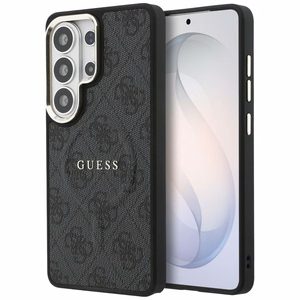 GUESS ümbris for SAMSUNG S26 Ultra GUHMS26LP4MSEGCK (4G Embossed Ring MagSafe) must
