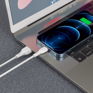 Borofone кабель BX51 Triumph - USB на Lightning - 2,4A 1 метр белый