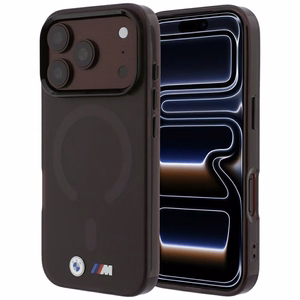 BMW M IML Frosted Metal Logo & Trims MagSafe ümbris mudelile iPhone 17 Pro / 18 Pro – bordoopunane