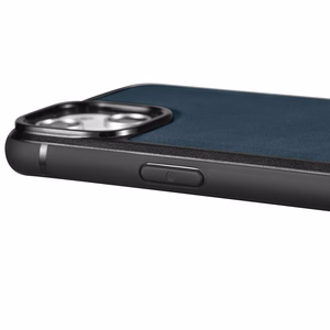 iCarer nahast õlivaha ümbris iPhone 14 Pro Maxi nahkkesta sinine (WMI14220720-BU)