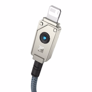 Baseus Unbreakable USB-A kuni Lightning kaabel 1 m, 5V-2.4A, valge