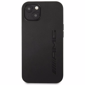 AMG AMHCP14MDOLBK iPhone 14 Plus 6.7" чёрный/чёрный жёсткий чехол Leather Hot Stamped