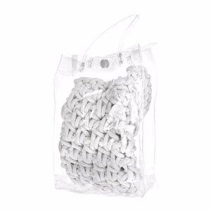 Knitted bag jaoks phone design 1 valge