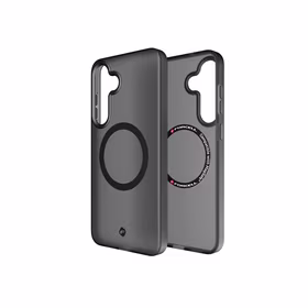 Ümbris jaoks Samsung S25 PLUS Forcell F-Protect Levels Dual Layer 4D technology compatible with Magsafe Military Drop-Test smoky must