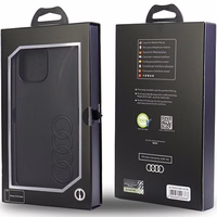 Audi Synthetic Leather iPhone 13 Pro Max 6.7" must/must hardcase AU-TPUPPCIP13PM-TT/D1-BK