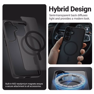 Crong Hybrid Matte Magnetic MagSafe ümbris seadmele Samsung Galaxy A27 5G, roosa