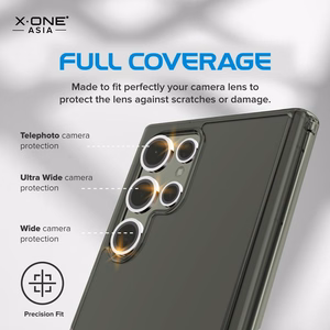 X-ONE Sapphire Camera Armor - jaoks Samsung Galaxy S23/S23 Plus - hõbedane