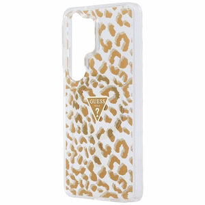 Guess ümbris IML Leopard Print Triangle MagSafe for Samsung Galaxy S26 Ultra pruun