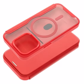 SMART MAG Kaaned Ümbris compatible with MagSafe jaoks IPHONE 16 Pro Max punane