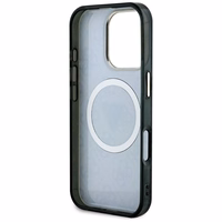 GUESS ümbris jaoks IPHONE 16 Pro compatible with MagSafe GUHMP16LHG4PRTGK (IML Metal Glitter 4G Circle Triangle) must