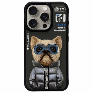 NIMMY чехол COOL&CUTE 2.0 Dog для iPhone 15 Pro Max чёрный