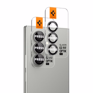 Spigen Optik Pro HD Glas.TR EZ Fit 2-pack Camera Protector jaoks Samsung Galaxy Z Fold 7 - Must