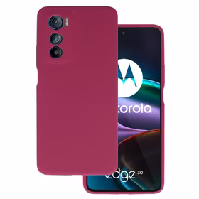 Silicone Lite Ümbris jaoks Motorola Edge 30 burgundia