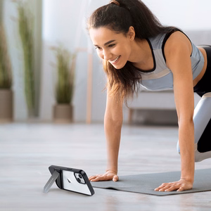 Ugreen Fusion Kickalus Ümbris iPhone 13 Pro Hard Cover with Gel Frame and Alus must (90153)