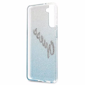 Guess GUHCS21MPCUGLSBL S21+ G996 blue/blue hardcase Glitter Gradient Script