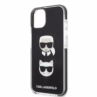 Karl Lagerfeld KLHCP13STPE2TK iPhone 13 mini 5,4 "hardcase must / must Karl & Choupette Head