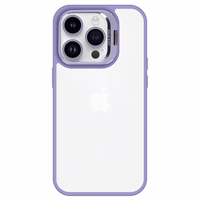 Tel Protect Kickstand Ümbris + camera glass (lens) jaoks Iphone 14 Pro light purple