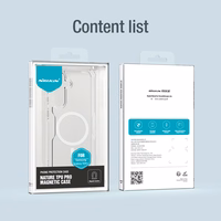 Nillkin Nature Pro armored ümbris with a magnetic ring jaoks Samsung Galaxy S24+ - valge