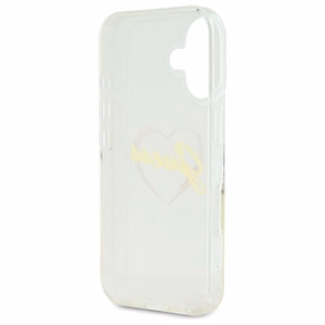 Guess IML Heart Ümbris jaoks iPhone 16 plus - läbipaistev