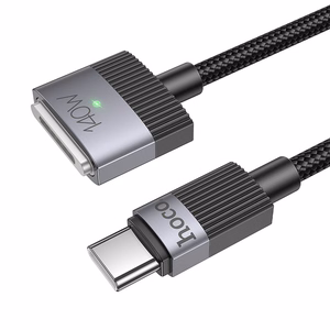 Kaabel USB C - Mag3 Hoco 5A 140W magnetiline 1,8 m U141 must
