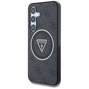 GUESS ümbris jaoks SAMSUNG S25 Plus GUHMS25MHG4PRTGK (Magnetic IML Metal Glitter 4G Circle Triangle) must