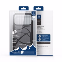 Ümbris Dux Ducis Shld Apple iPhone 17 Pro Max must (Triangle Pattern)