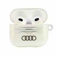 Audi IML Geometric Pattern AirPods 3 Ümbris - valge