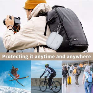 Tech-Protect Silicone Hook Ümbris jaoks Apple AirPods 3 - lilla