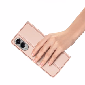 DUX DUCIS wallet case SKIN PRO jaoks SAMSUNG S25 Edge rose