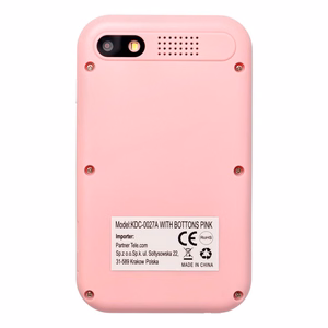 Mängukonsool lastele IPS-ekraaniga 2,4" nuppudega KDC-0027A roosa