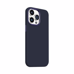 Crong Color Cover LUX Magnetic ümbris seadmele iPhone 15 Pro, MagSafe'iga ühilduv, tumesinine