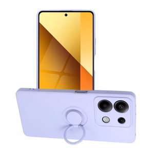 SILICONE RING ümbris jaoks XIAOMI Redmi Note 13 5G violet