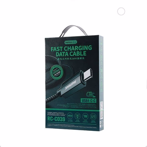 CABLE REMAX LADON SERIES 240W RC-C039 USB 4.0 USB-C/USB-C 1M BLACK