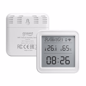 Zigbee Gosund ST17 LCD nutikas temperatuuri ja niiskuse andur Tuya