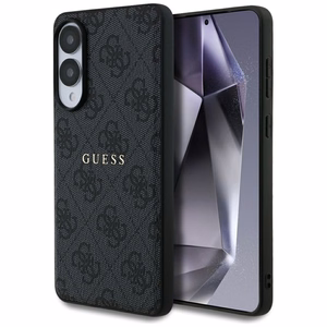 Guess 4G Ring Classic Logo MagSafe Ümbris jaoks Samsung Galaxy S25 Edge - Must