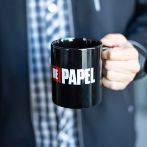 La Casa De Papel Logo keraamiline kruus kinkekarbis, 330 ml