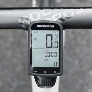 Rockbros WT-2 rattakompuutri hoidik AirTagi pesaga – must